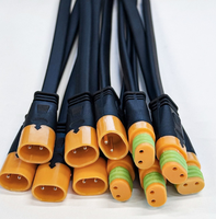 Connecteur étanche IP67 pour écran de vélo électrique, prix usine, 300V 6A 10A, prise à jointement, 2P 3P 4P 5P en option, mâle femelle