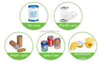 Machine de scellage automatique pour boissons gazeuses, sodas, bières, canettes en aluminium, bouteilles en plastique, scelleuse de canettes, machine de mise en conserve