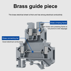 YHKJ UKK3/<span class=keywords><strong>5</strong></span> Bloque <span class=keywords><strong>de</strong></span> terminales <span class=keywords><strong>de</strong></span> riel <span class=keywords><strong>de</strong></span> doble capa MBKKB2.<span class=keywords><strong>5</strong></span> 3N Combinado UK Universal Terminal Strip 2,<span class=keywords><strong>5</strong></span>-4mm - Product Image 3