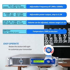 [Transacción Garantizada] Transmisor FM HP-350W, 100-240V, para Transmisión de Estaciones de Radio/Iglesias/Programas de <span class=keywords><strong>Noticias</strong></span>, Control con Perilla - Product Image 4