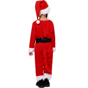 Disfraz de Jack Skellington como Santa Claus, Rojo, para Niños, Disfraz para Actuaciones, Halloween, Navidad - Product Image 3