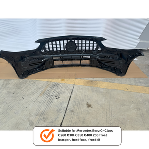 Kit pare-chocs avant d'occasion d'origine | Plastique haute condition | Remplacement pour les modèles Benz <span class=keywords><strong>AMG</strong></span> W206 Classe C <span class=keywords><strong>C220</strong></span> C260 C300 206 - Product Image 6