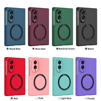 Funda Magnética Plegable para Samsung Galaxy Z Fold 8 Wide 7 6, Compatible con Soporte para Auto, Cámara Elevada, Protección Total a Prueba de Golpes
