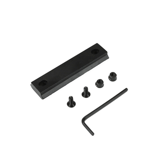 Plaque de montage en aluminium sur mesure de 3 pouces à 7 emplacements, 21 mm, plate, multi-positions, pour fixation d'équipement extérieur - Product Image 3