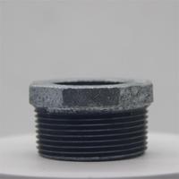 Raccords de tuyauterie en fonte malléable galvanisée, raccord fileté de réduction pour tuyauterie de bricolage