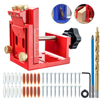 Alat Pertukangan Kayu DIY OEM/ODM Panduan Bor Lubang Saku Jig Dowel Pencari Lubang Miring untuk Pertukangan Kayu
