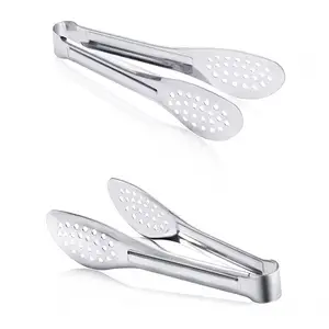 7inch Stainless Steel Buffet Tongs Serving Tongs Serving Utensils for parties dinner afternoon tea