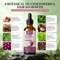 Sérum Capillaire Croissance Cheveux Marque Blanche Nourrissant Anti-Chute Longue Durée Contrôle de la Perte de Cheveux Huile Essentielle Capillaire à la Biotine et à l'Oignon à Base de Plantes