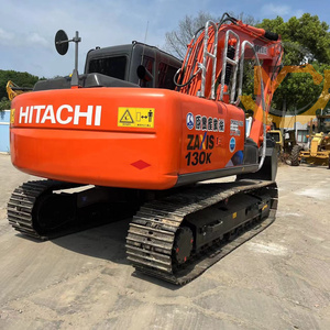 Excavadora de cadenas Hitachi ZX130 usada a precio económico, alta potencia de excavación, 1 año de garantía, pintura original, buen estado, para el sur. - Product Image 4