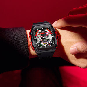 Orologio da Uomo Super Lusso con Motore V12, Movimento al Quarzo, Impermeabile, Stile <span class=keywords><strong>Aston</strong></span> Martin Vantage - Product Image 5