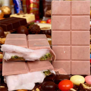 Barbe à papa de haute qualité Anges Cheveux roses Barre de chocolat de Dubaï Saveur de fraise Sandwich à la pistache Kataifi Chocolat aux noix sucrées - Product Image 2