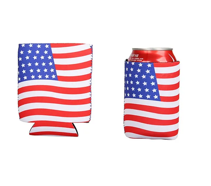 Wholesale Blank Neoprene Beer Can Cooler Bag Customized Blank Holder With Your Logo Can Cooler
