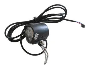 Wuxing luz de cabeça de led para bicicleta, 24v, 36v, 48v, qd139