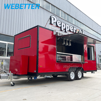 WEBETTER Pizza personnalisée Food Truck Bakery Concession Vintage Food Trailer Mobile Remolques Food Truck Achat avec cuisine complète