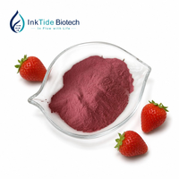 Pure aardbeipoeder smaak fruitextract aardbeienpoeder voor bakken