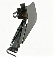 Pièces de machine à coudre surjeteuse industrielle DAYU455 avec plieur de passepoil tubulaire en acier, accessoires de couture pour la production de vêtements