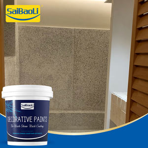<span class=keywords><strong>Peinture</strong></span> pour sols en résine à effet pierre naturelle lavée à l'eau - Revêtement époxy écologique pour surfaces décoratives intérieures et extérieures - Product Image 3