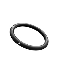 Housse de volant de voiture en silicone ultra-fine antidérapante universelle sans anneau intérieur, respirante et fraîche pour l'été