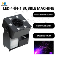 Machine à bulles LED RGBW 90W avec télécommande DMX, nouvelle machine à bulles pour la scène, lumières de piste de danse, événements festifs