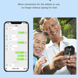 Old Prople Personnes âgées SmartWatch 4G LTE GPS SOS Détection de chute d'urgence Rappel de médicament IP67 Compatible iOS Silicone - Product Image 3