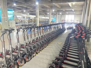 Trottinette électrique ES9 10 pouces, moteur 600W, 48V 10Ah, suspension avant et arrière, pliable, pour adulte, avec siège - Product Image 5