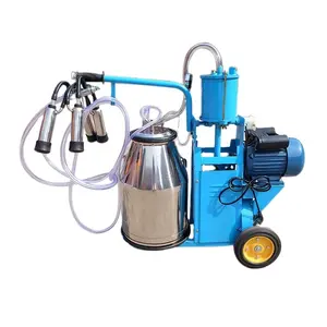 High-efficiency industrial portable Electric 0.55 kw piston type milking machine with advanced technology