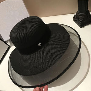 Topi Jerami Lebar untuk Wanita, Topi Matahari Pinggiran Lebar Topi Pantai Liburan Luar Ruangan Musim Panas untuk Wanita - Product Image 4