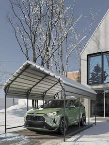 Abri d'auto extérieur en métal Danlong avec base renforcée Abri <span class=keywords><strong>de</strong></span> voiture galvanisé pour pick-up, bateau, voiture et tracteurs - Product Image 3