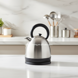 Bouilloire électrique Ousheng Dom Shape en acier inoxydable de qualité alimentaire avec finition bois et fenêtre de niveau d'eau - Product Image 3