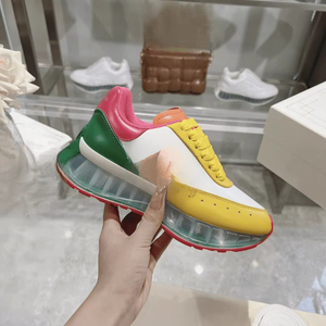 Zapatillas deportivas casuales con plataforma de malla y bloques de color para hombre, Alexander - Product Image 1