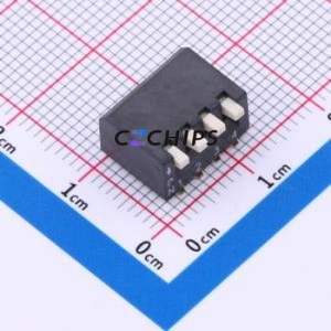 DM-04P DIP Switch SMD Switch ( Type: Piano Key )( Number of Switch Sections: 4 )( Lead Spacing: 2.54mm ) - Product Image 1