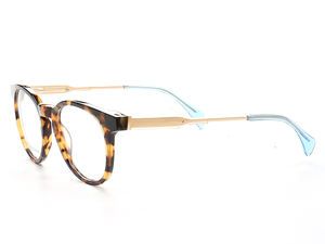 Montures de lunettes à rayures zébrées blanches en gros K9221 Acétate de haute qualité unisexe rond <span class=keywords><strong>noir</strong></span> pour lunettes de lecture - Product Image 6
