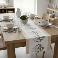Nappe en plastique Jingzhi 50 cm, écologique, anti-poussière, réutilisable, imperméable, toile cirée personnalisée pour banquets, mariages et fêtes à domicile
