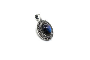 Pendentif en labradorite de style vintage, fait main, bijoux en argent sterling 925, bijoux pour femmes, cadeau de créateur, fournisseur en gros, vente en gros - Product Image 2