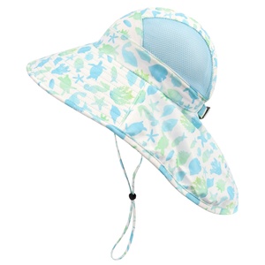 Chapeau Bob Réglable en Coton 100% Personnalisable avec Logo, Motif Feuille de Dessin Animé, Protection Solaire pour Bébés Filles et Garçons, Quatre Saisons - Product Image 2
