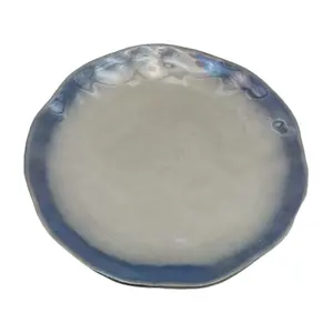 北欧闪亮珍珠釉圆形方形轻松生活厨具陶瓷餐具环保陶瓷蓝白餐盘
