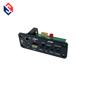 Venta de fábrica, placa MP3 de 3,7 V con 2*5W AMP USB FM MIC amplificador de <span class=keywords><strong>Audio</strong></span>, reproductor de música, <span class=keywords><strong>Bluetooth</strong></span> 5,0, módulo de reproductor de placa decodificadora de MP3 - Product Image 2