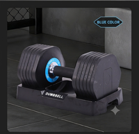Ensemble d'haltères réglables en acier pour la remise en forme à domicile, pour hommes et femmes, haltères légers de 2 kg à 12 kg