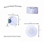 Ornement cadeau personnalisé avec enregistrement vocal, ours en peluche enregistrable de 30 secondes, cadeau souvenir personnalisé en gros, prise en charge OEM