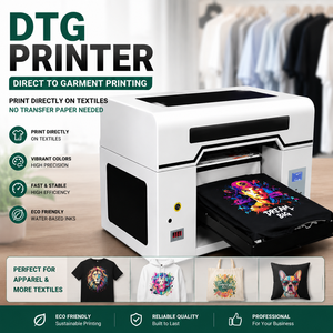 Stampante DTG Ocbestjet DTG-4555-1 con 2 Testine di Stampa Brother per Macchina Industriale di Stampa su Tessuti e Magliette - Product Image 1