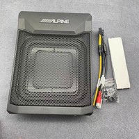 Alpine PWE-7700E-EL Subwoofer de siège auto 7 pouces ultra-plat actif 150W RMS/300W Puissance maximale pour les améliorations audio de voiture AC SCHNITZER