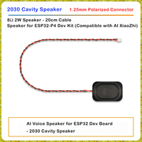 Waiken 2030 Enclosure Speaker 1.25mm Konektor Anti-reverse 8 2W 20CM Kabel Instalasi Plug-in AI Xiaozhi ESP32-P4