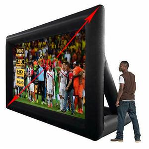 Pantalla de Proyección Inflable para Exteriores de 20 Pies, Económica, para Alquiler, Portátil, para Publicidad, Cine, Teatro - Product Image 2