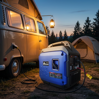 Générateur d'électricité portable 12V 24V DC à inverseur, silencieux, à démarrage automatique, pour climatiseur de camion, cabine de couchage, camping-car, économie d'énergie