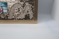 Marco de Fotos de Madera Hecho a Mano de Alta Calidad Fengyuan con Clip, Personalizable para Decoración de Pared y Escritorio del Hogar