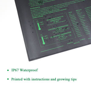 XHC F143 Style simple 20*20,75 pouces Double écran PVC Tapis chauffants électriques à contrôle de chaleur certifiés MET Chauffage d'intérieur pour jardinage - Product Image 3