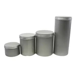 Großhandel Aluminium-Gläser Metall-Aluminium-Kerzenbox AJ-419C