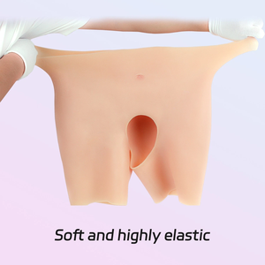 Coussin de fesses en silicone souple 100% silicone, une seule pièce, pour travestis, transgenres, sous-vêtements à entrejambe ouvert, rehausseur de fesses - Product Image 6