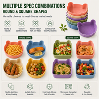 Revêtement en silicone pour friteuse à air à 2 compartiments, qualité alimentaire, antiadhésif, réutilisable, accessoires pour friteuse à air, revêtement en silicone pour friteuse à air