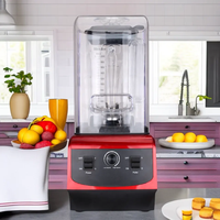 Low Noise Commerciële Heavy Duty Baby Food Processor Vruchtensap Blender Ice Crusher Machine Maker High Speed Food Blender